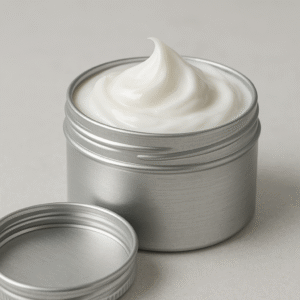20250528 1338 Silver Tin Cream simple compose 01jwafe3hmfk9tbstzwpw82dwy